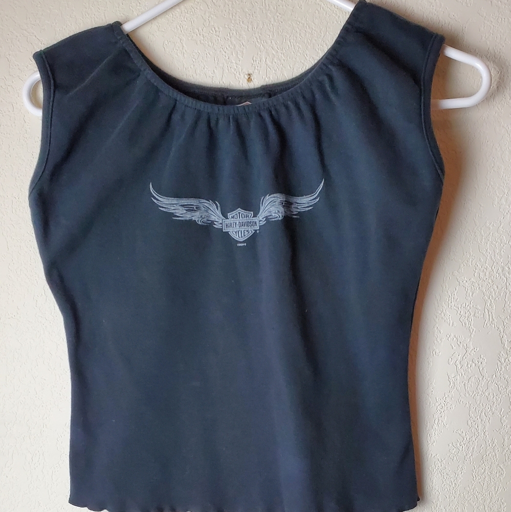 Harley Davidson Monroeville-Sandusky Ohio Black Women's Size Large